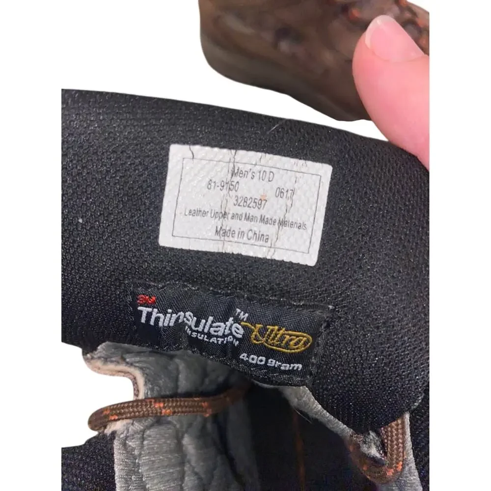 Cabelas insulated gore Tex boots SZ10